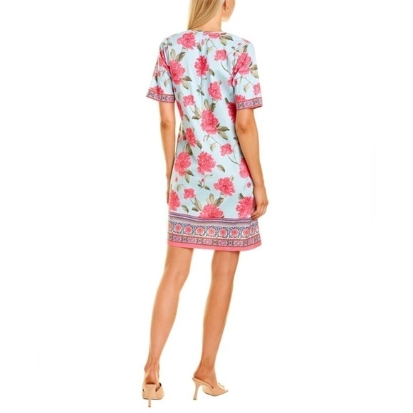 Bella Tu PEONY SHIFT DRESS IN MULTI size S - Picture 2 of 8